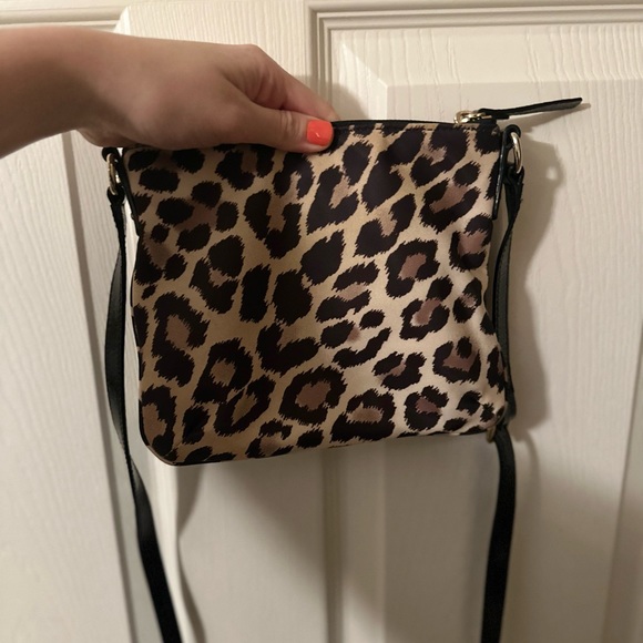 Kate Spade Leopard Vinyl Small Crossbody Bag - Picture 3 of 7